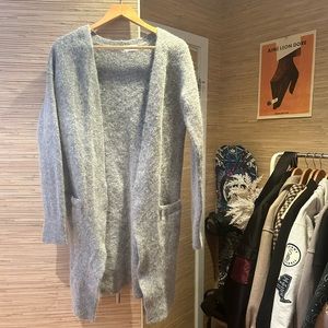 John Elliott Women’s Wool Cardigan (Grey)